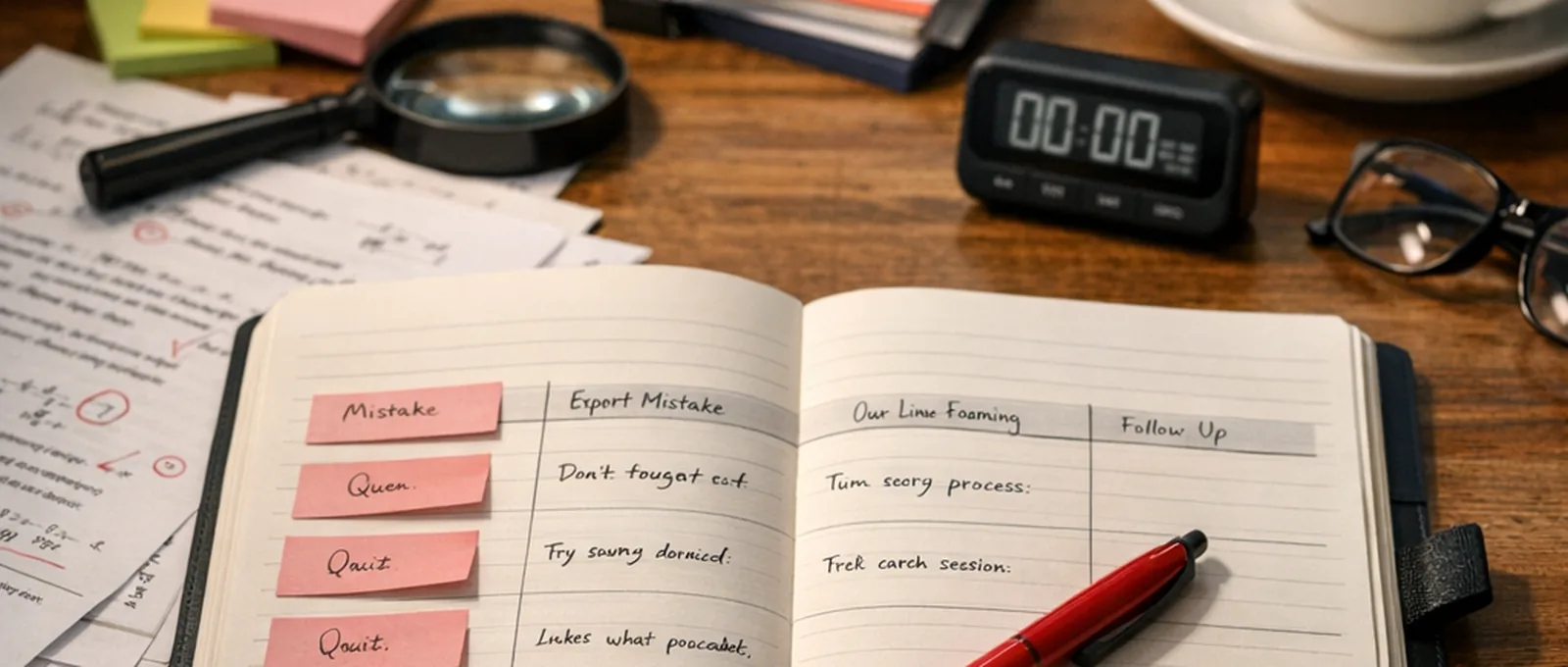 The 30-Minute Error Log System: Turn Every Wrong Answer Into a Higher Score (Without Re-Doing Everything)